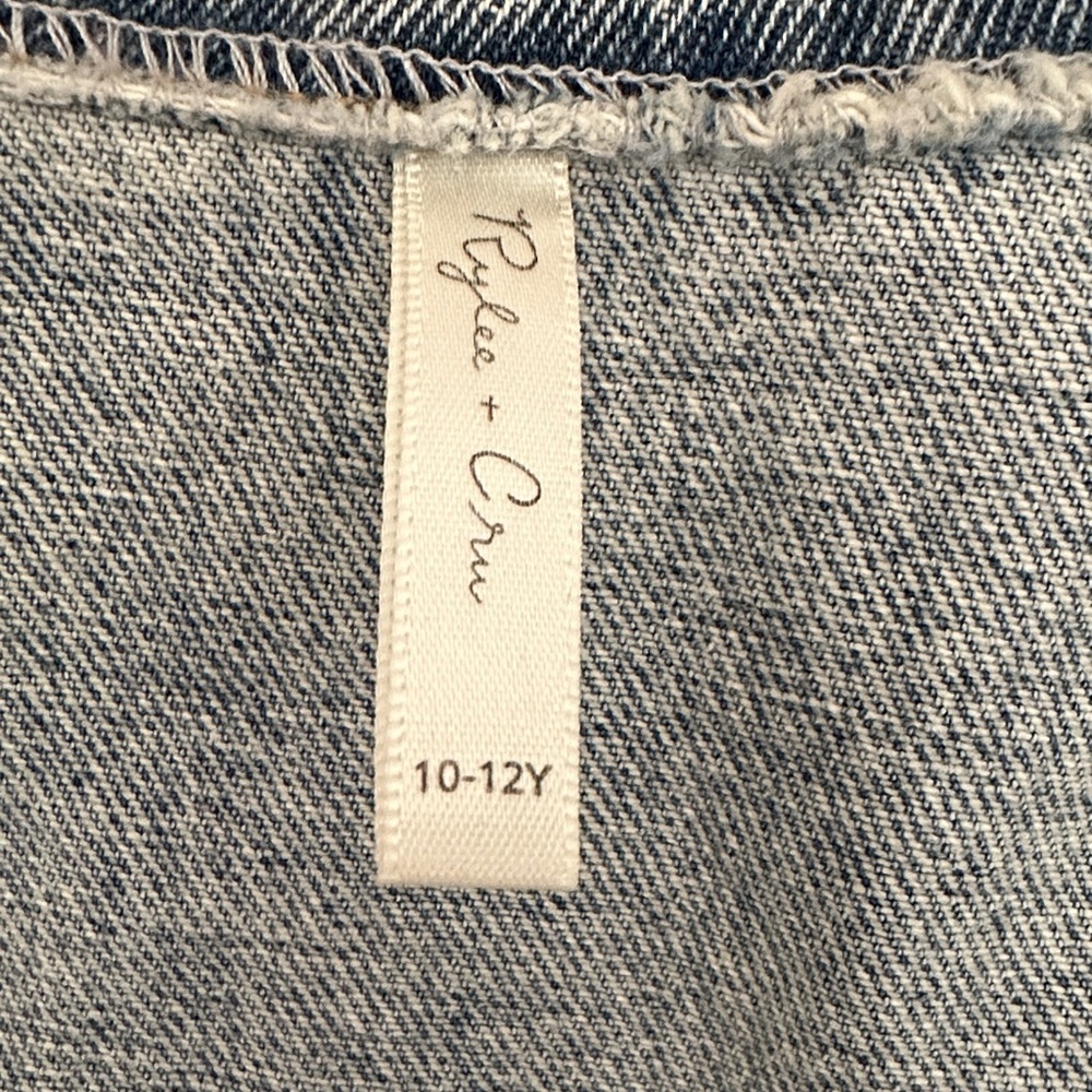 Rylee + Cru Blue Denim Fabric - Picture 2 of 3